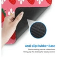 thumbnail image 6 of Pink Strawberry Mouse Pad Large Desk Mat XL Extended Non-Slip 31.5 X 11.8 in Keyboard Pads Base Mousepad Stitched Edge for Home Gaming Office Work, 6 of 6