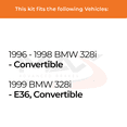 thumbnail image 2 of Max Advanced Brakes - Brake Kit for 1996 1997 1998 1999 BMW 328i Convertible Front and Rear Replacement Geomet Coated Disc Brake Rotors and Ceramic Brake Pads, 2 of 9