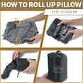 thumbnail image 3 of Fig and Blossom Child Ultra-Soft ECO-PVC Inflatable Pillow, Dark Grey, 3 of 8