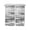White Gray, variant on Burnt Orange Grey Ombre Tier Curtains 45 Inches Long, Abstract Art Oil Painting Modern Window Treatment Curtain Drapes, Small Curtain Drapes for Bathroom Laundry Room, 27.5"x45", 2 Panels