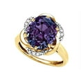 thumbnail image 2 of Star K � Large Oval 12x10mm Simulated Alexandrite Knot Big Stone Ring, 2 of 9