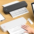 thumbnail image 4 of Portable Thermal Printer,  Inkless Printer, Compact 10.4 X 3.1 X 1.9in Size, for Office Travel Study, 4 of 7