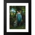 thumbnail image 2 of Ferdinand Leeke 18x24 Black Modern Framed Museum Art Print Titled - Wood Nymph and Shepherd (1905), 2 of 5