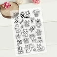 thumbnail image 3 of 1sheet Lovely Animals Plant Clear Stamps Silicone Stamp Transparent Stamp for Card Making Decoration, 3 of 9