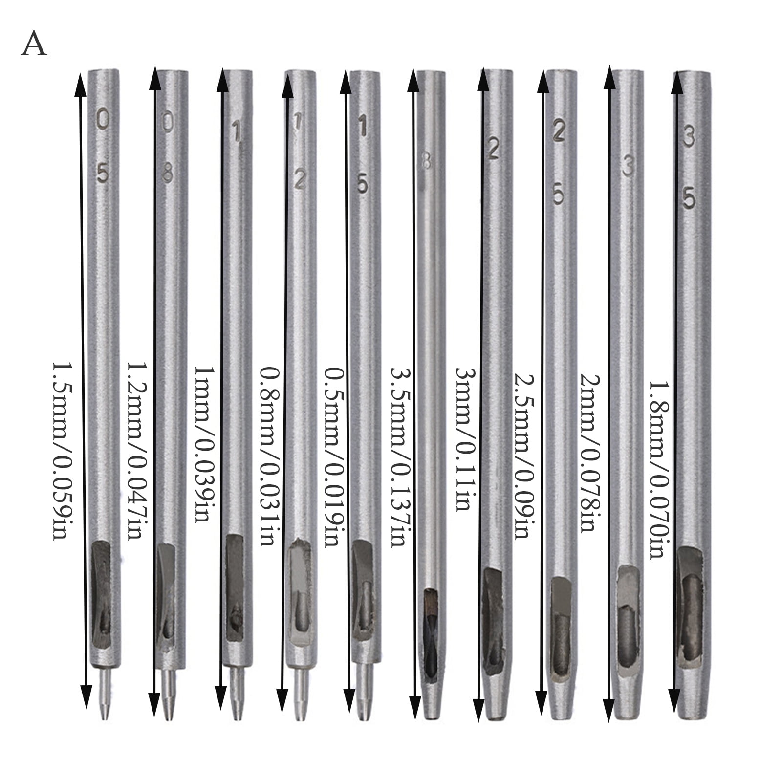 Professional Multi-Purpose Round Hole Puncher for Leatherworking, Belt Repair & Shoe Crafting
