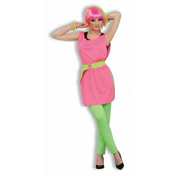 Forum Novelties 80's Neon Pink Tunic Costume for Women with Loose Fit for Adults, One Size