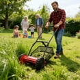 thumbnail image 2 of AKDSteel Quiet & Eco-Friendly Manual Reel Lawn Mower, Push Grass Cutter With Adjustable Cutting Height For Precise And Effortless Lawn Care, 2 of 9