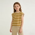 thumbnail image 2 of StSilkitty Camisoles Rayées pour Garçons Filles Été Coton Sans Manches Col Rond Blouses Légères Douces Confortables Chandails, 2 of 7