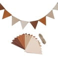 thumbnail image 1 of Pennant Irfora Banderas de decoración triangular de 10 pies, banderín de cuero para fiesta de cumpleaños, hogar, jardín, Camping al aire libre, decoración de Navidad Irfora Pennant, 1 of 7