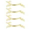 thumbnail image 2 of Soporte para palillos dorado, soporte para palillos de 4 piezas, soporte para cucharas con forma de perro más suave, soporte para palillos, valor excepcional, 2 of 14