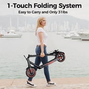 Electric Scooter for Adults - 500W Motor 10 Tires, up to 25MPH and 25Miles E Scooter