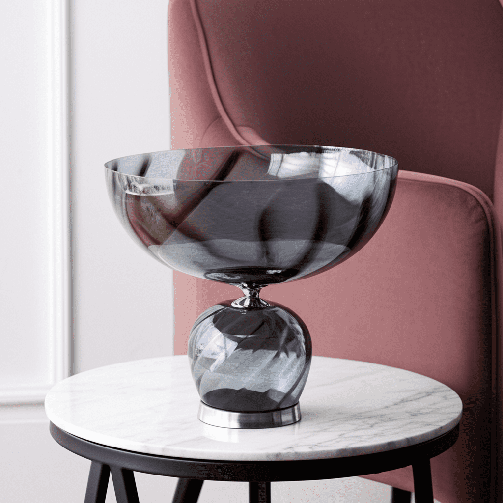 Ayers Smoked Glass Bowl