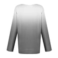 thumbnail image 5 of Endives Womens Long Sleeve Shirts V Neck Womens Tops Basic Tops Loose Fit Blouse Shirt, 5 of 5