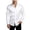 White, variant on Deago Men's Silk Satin Dress Shirts Long Sleeve Luxury Shiny Button Down Shirt Formal Casual Business Prom Party Wedding Shirts (Blue, S)