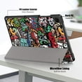 thumbnail image 3 of KOMI Slim case for Galaxy Tab A9+ A9 Plus（2023 Model: SM-X210/X215/X216） Smart flip Leather case 3-fold Stand Function Hard PC Back Cover, 3 of 5