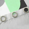 thumbnail image 4 of Castle Fairy Abstract Geometric Blackout Curtains Set of 2 (52x84 Each) for Women Men,Black Green Grey Window Curtains,Vintage Aesthetic Curtains and Drapes,Ultra Soft Home Decor, 4 of 6