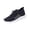 01#Black, variant on Womens Lightweight Sneakers Breathable Walking Shoes Knit Running Shoes Lace Up Athletic Trainers Casual Tennis Shoes