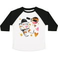 thumbnail image 3 of Inktastic Astronaut Valentine Outer Space Hearts Boys or Girls Toddler T-Shirt, 3 of 5