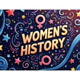 thumbnail image 4 of LUUFILx Women's History Month Floral Banner Photography Props Party Supplies Backdrop Background Decorations Event Celebration Wall Decor, 4 of 8