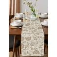 thumbnail image 4 of nqOlkjepod Vintage Spring Floral Table Runner 90 Inches Long Farmhouse Dress Scarves, Summer Farmhouse Botanical Dining Tablerunner for Coffee Table/Kitchen Island/Party Décor, 13" x 90", 4 of 8