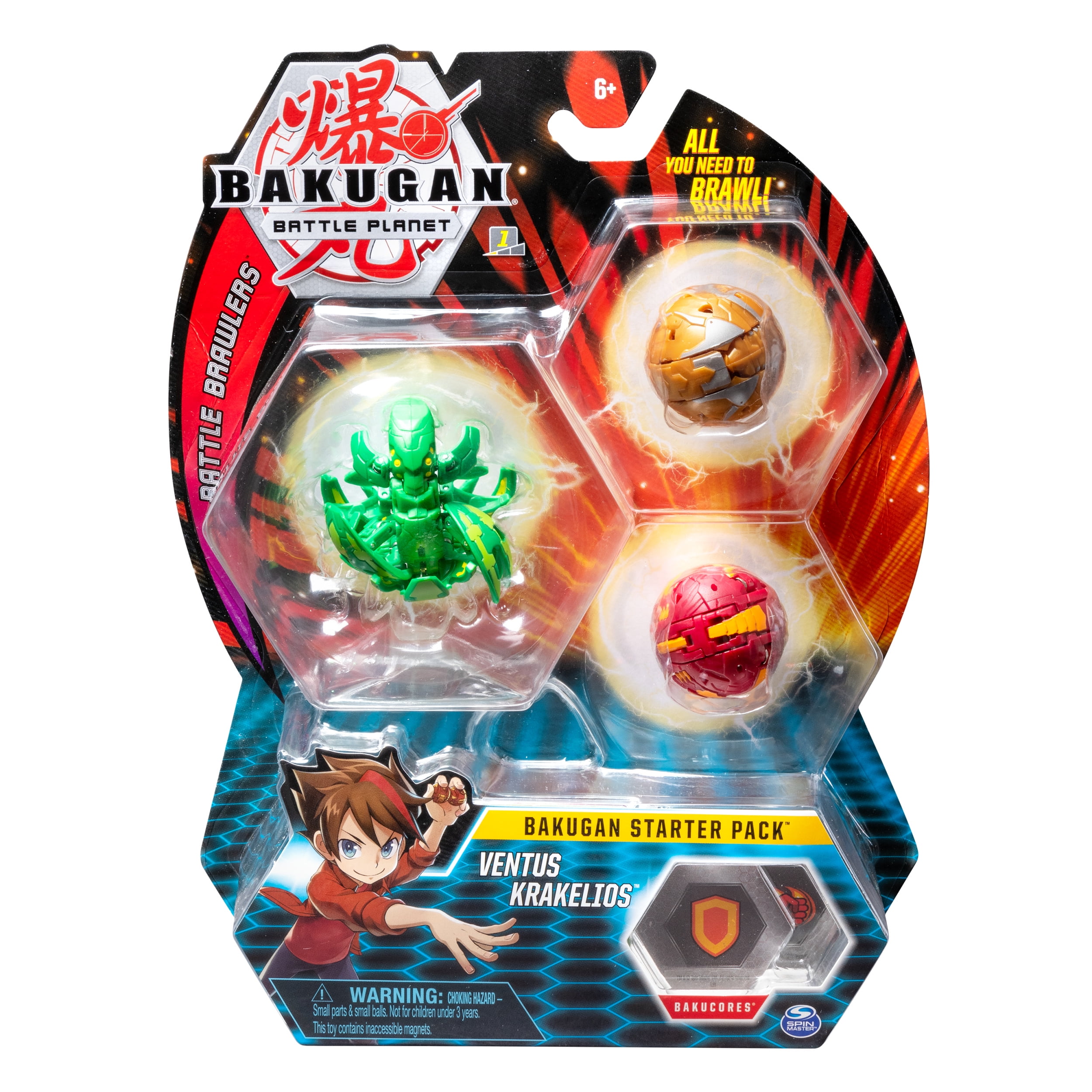 bakugan battle pack ventus fangzor and aquos trox