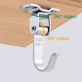thumbnail image 4 of Ceiling Hooks Stainless Steel Load-Bearing Hooks 180 Degree Rotated Hanger Hooks, 4 of 10