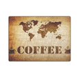 thumbnail image 3 of RYLABLUE Coffee World Map Throw Blanket Bed Sofa Blanket 58x80 inches, 3 of 3