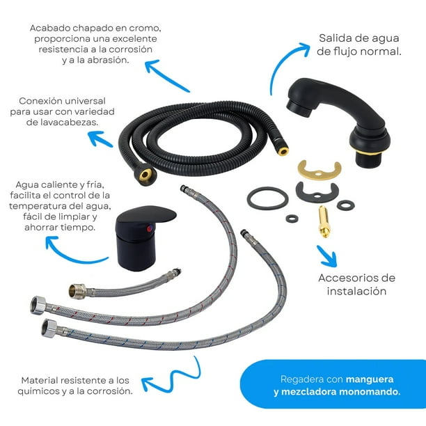 Llave monomando para lavacabezas shop