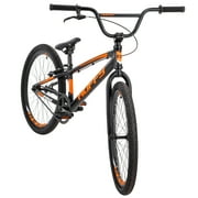 Huffy HX Pro Cruiser 24-inch Aluminum BMX Race Bike for Boys, Black/Orange