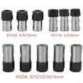 thumbnail image 2 of Arkzeo Motor Shaft Collet Chuck ER11 ER16 ER20A 5-16mm Extension Rod Toolholder CNC ER16A-8mm, 2 of 5