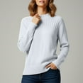 thumbnail image 2 of Women's Turtleneck Sweater Solid Basic Casual Long Sleeve Knit Pullover Sweaters Fall Winter Oversize Jumper Top 2025, 2 of 4