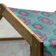 thumbnail image 5 of Victorian Pet House, Floral Ornaments with Medieval Origins Boho Mandala Pattern, Outdoor & Indoor Portable Dog Kennel with Pillow and Cover, 5 Sizes, Pale Pink Turquoise, by Ambesonne, 5 of 5