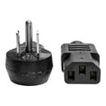 thumbnail image 3 of Tripp Lite Model P007-006-15D 6 ft. Desktop Computer Power Cord, Right-Angle 5-15P to C13 - Heavy Duty, 15A, 125V, 14 AWG, 6 ft. Black, 3 of 5