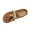 07-Coffee, variant on Ichuanyi Women's Flat Shoes Women Casual Flat Leather Retro Ethnic Style Slippers Low Top Round Toe Shoes