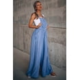 thumbnail image 5 of utcoco Women's Casual Loose Denim Overalls Adjustable Strap Wide Leg Bib Jean Overalls Jumpsuit with Pockets, 5 of 6