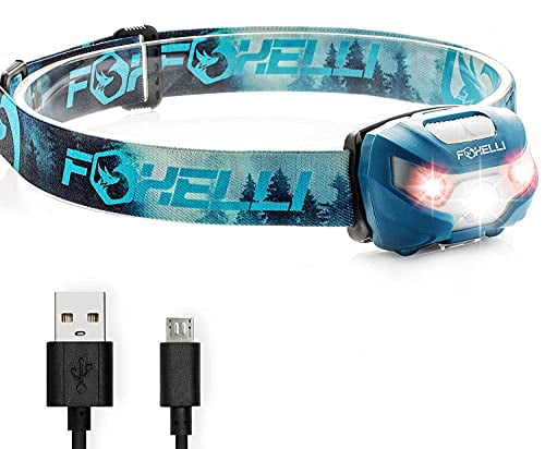 foxelli headlamp flashlight