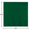 thumbnail image 4 of 600/Case Bulk Hunter Green 2 Ply Luncheon Napkins, 4 of 4