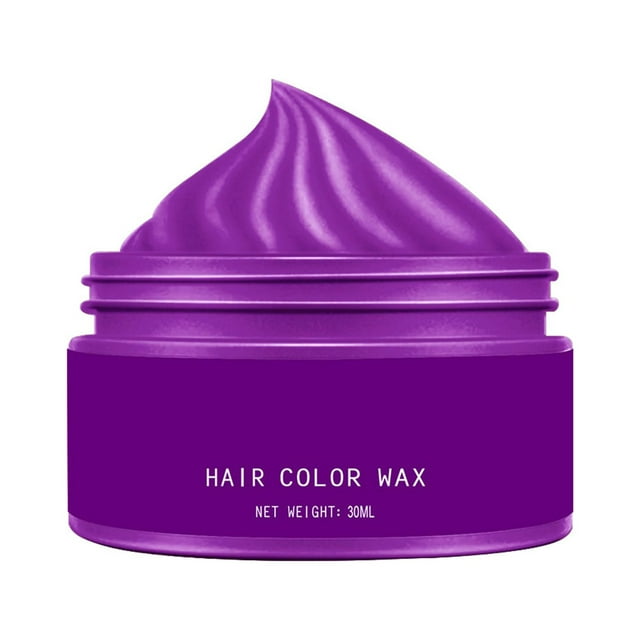 Temporary Instant Unisex Natural Hair Color Wax Mud Washable Moisturizing Modelling Fashion Colorful Hair Color Wax Disposable Natural Hairstyle Hair Color Pomade Dye