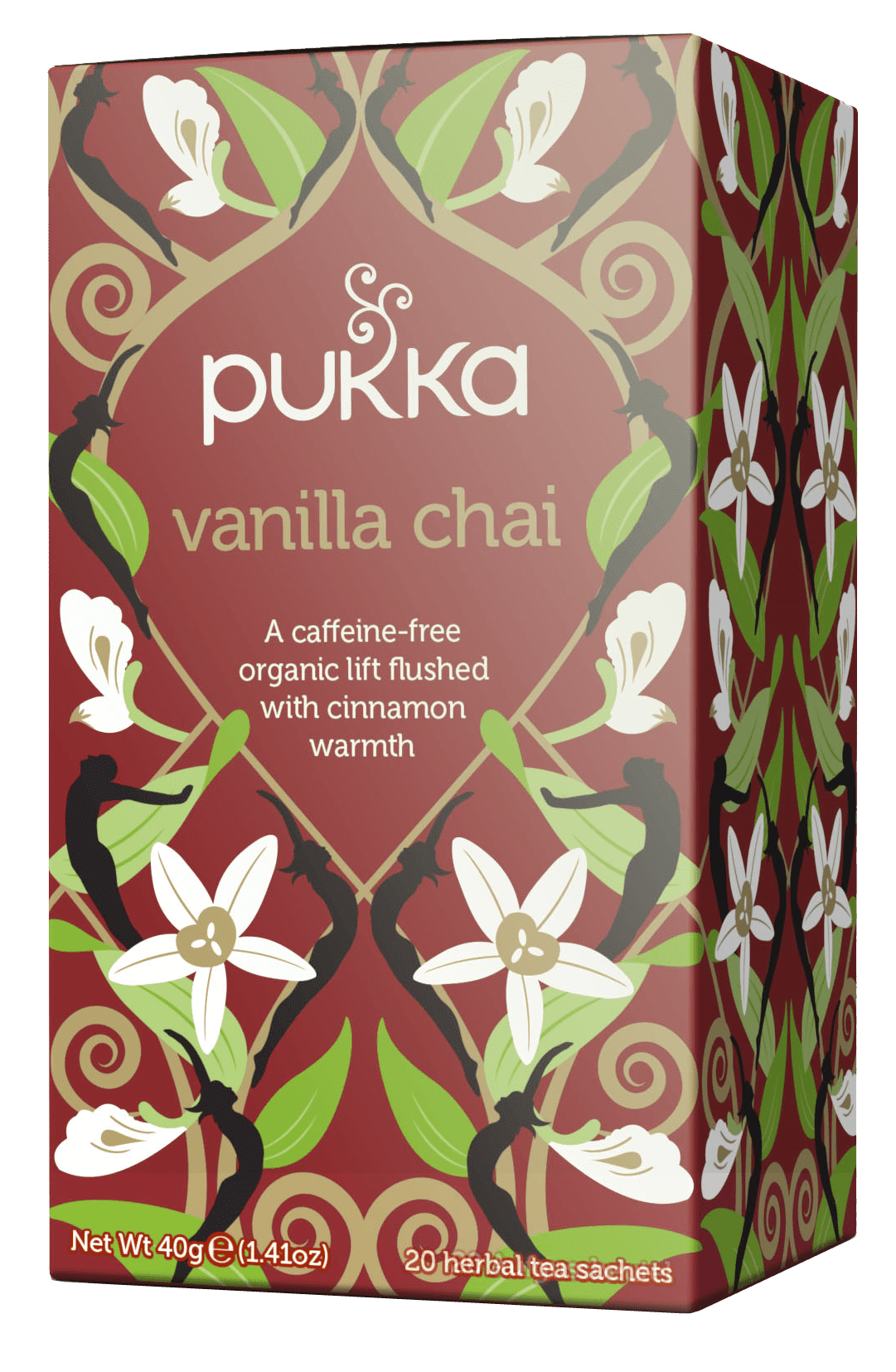 Pukka Herbs Organic Vanilla Chai Herbal Tea Bags, 20 Ct