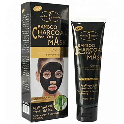 Aichun Beauty Bamboo Charcoal Peel Off Mask Complex Rejuvenating System Deep Cleansing