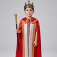 thumbnail image 2 of BOOMNY Halloween Kids Boys Prince Dress Up Funny Hallowmas Party Outfits Sets Playful Stage Performance Clothes Set, 2 of 5