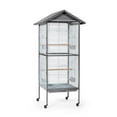 thumbnail image 1 of Prevue F035 0.43 in. Charming Aviary, Pearl Grey - Large, 1 of 1