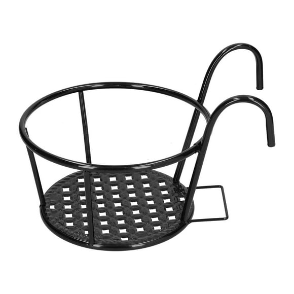 Hanging Railings Planter Chlorophytum Flower Window Sill Balcony Containers Suspension European Style for Green Radish