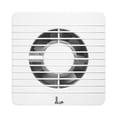 thumbnail image 1 of Extractor de aire 6". Antirretorno. Elimina olores, vapor y humedad excesiva. baño, cocina Illux VT-1906.B, 1 of 7