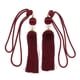 thumbnail image 2 of 1 par de borlas Tieback cortina moderna con flecos colgante para decoración rojo, 2 of 7