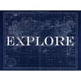 thumbnail image 2 of Lula Bijoux and Company 14x12 Gold Ornate Wood Framed with Double Matting Museum Art Print Titled - Explore Atlas, 2 of 4
