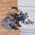 thumbnail image 3 of 1 paquete de 15 g, confeti de notas musicales, decoración de mesa, suministros para fiestas, fiestas de música, cumpleaños, bodas, HOMEMAXS mx5367648, 3 of 5