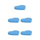 thumbnail image 3 of Seitruly Paquete de 10 esponjas de limpieza de la piel esponja de maquillaje esponja facial almohadillas de limpieza facial reutilizables Azul 5piezas, 3 of 6