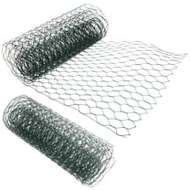 GOOHOCHY  2 Rolls Chicken Wire for Floral Arrangements Mesh Olive Green