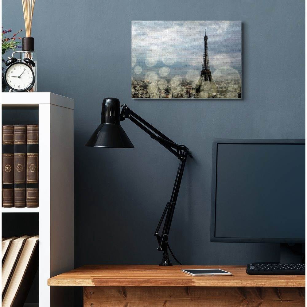 Stupell Industries Eiffel Tower Paris City Landscape Modern Photo Canvas Wall Art by Emily Navas